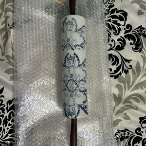 Blue and White Ceramic Rolling Pin